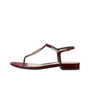 GUCCI Signoria Strap Sandals Women's Red