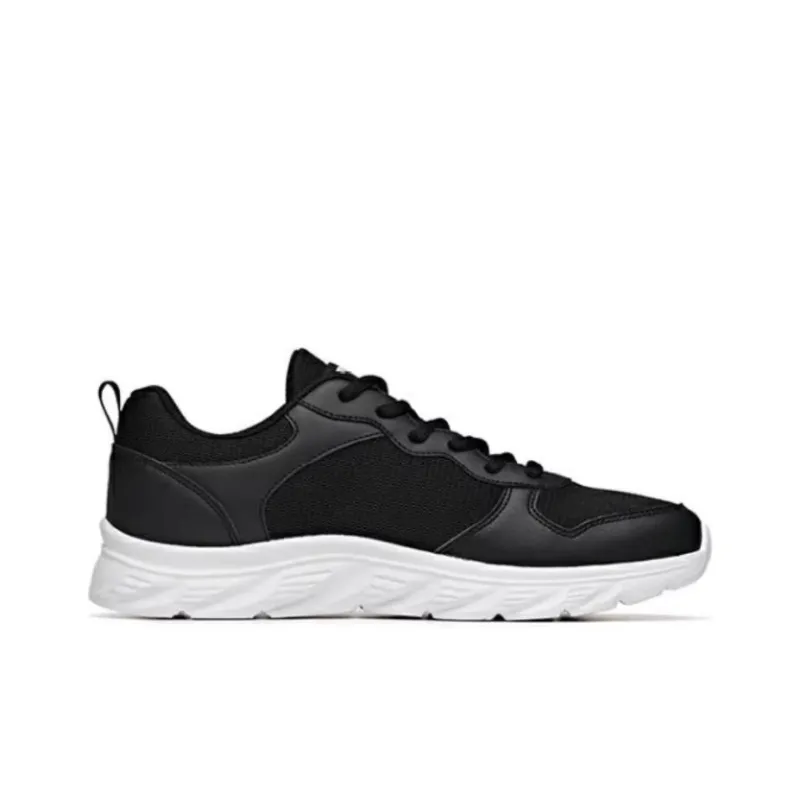 Anta Slip Resistant Low Top Running Shoes Men's Black White-1
