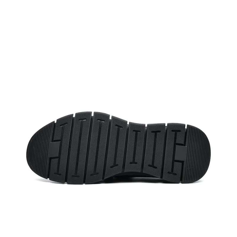 KAISER Cushioning Breathable Balanced Lightweight Low Top Running Shoes Men's Black-4