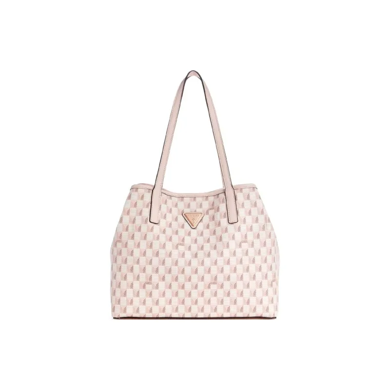 GUESS Artificial Leather Tote Bag Shopping Bag Shoulder Bag Handbag Small Size Women's Pink-1