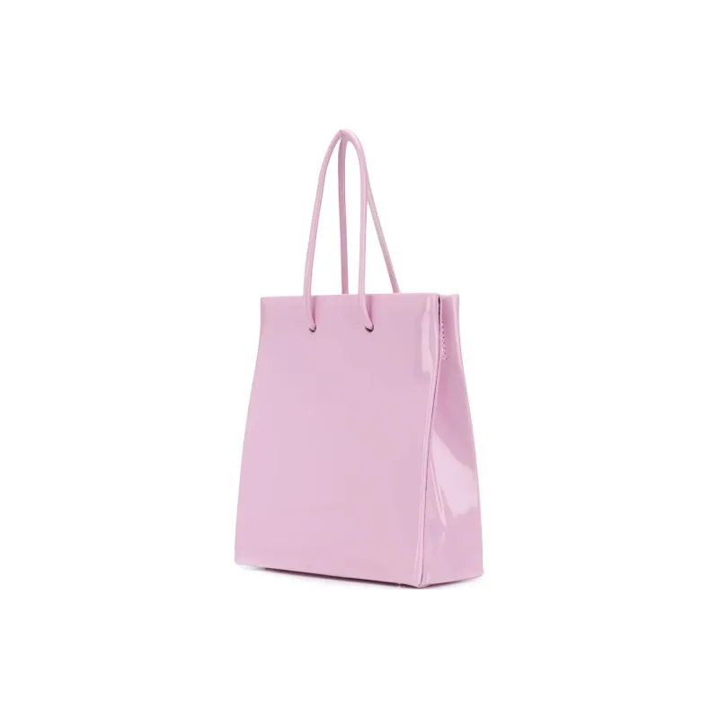 MEDEA Leather Tote Bag Shopping Bag Shoulder Bag Crossbody Bag Handbag Women's Pink-1