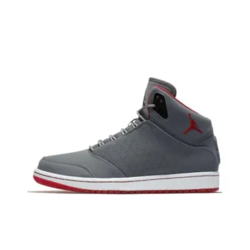 JORDAN 1 Flight 5 Wolf Grey Gym Red