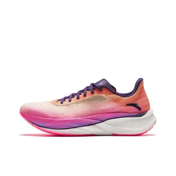 Anta Slip Resistant Low Top Training Marathon Running Shoes Men's Pink Purple White