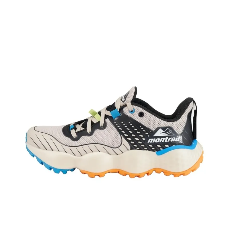Columbia Montrail Anti Slip Wear Resistant Low Top Running Shoes Men's White Black-0