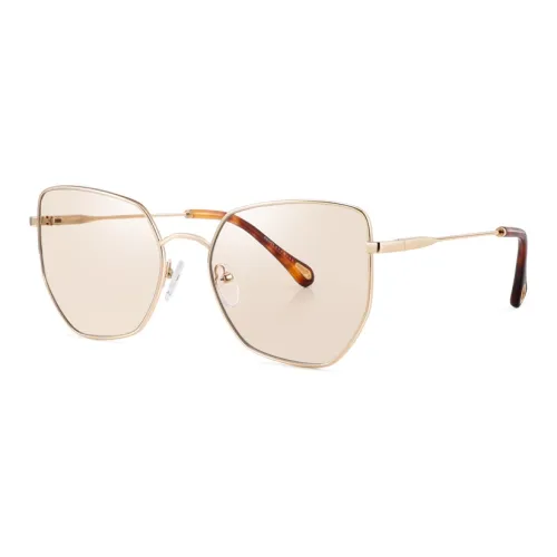  JIGOTT Plate And Metal Metal Irregular Shape Sunglasses Unisex