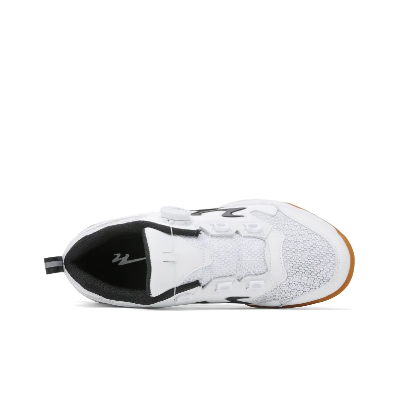 Binary Badminton Shoes Unisex Low Top Umber/White/Black-2