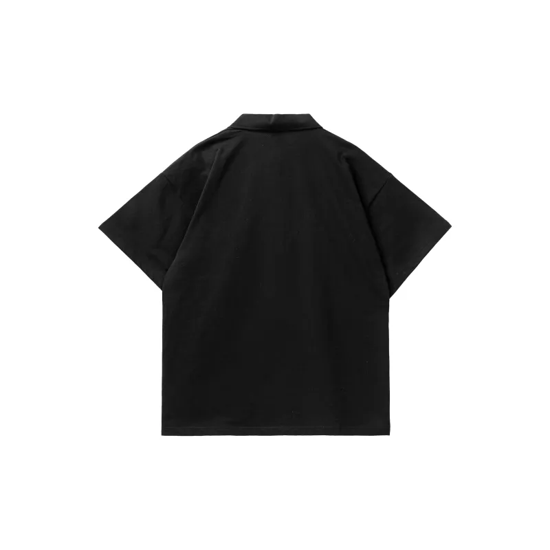 XINYINSU Polo Shirt Unisex Black-1