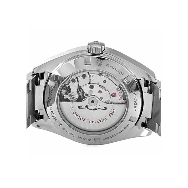 OMEGA AQUA TERRA 150 Meters Automatic Mechanical Movement Men's Watches Watch 43mm White Dial Steel Case-2