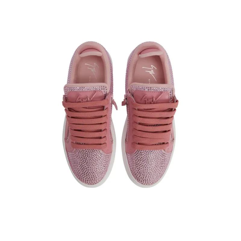 Giuseppe Zanotti Gz94 Embellished Leather Sneakers Women's-3