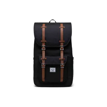 Herschel Little America Little America Series Eco friendly Fabric Backpack Large Size Unisex Black