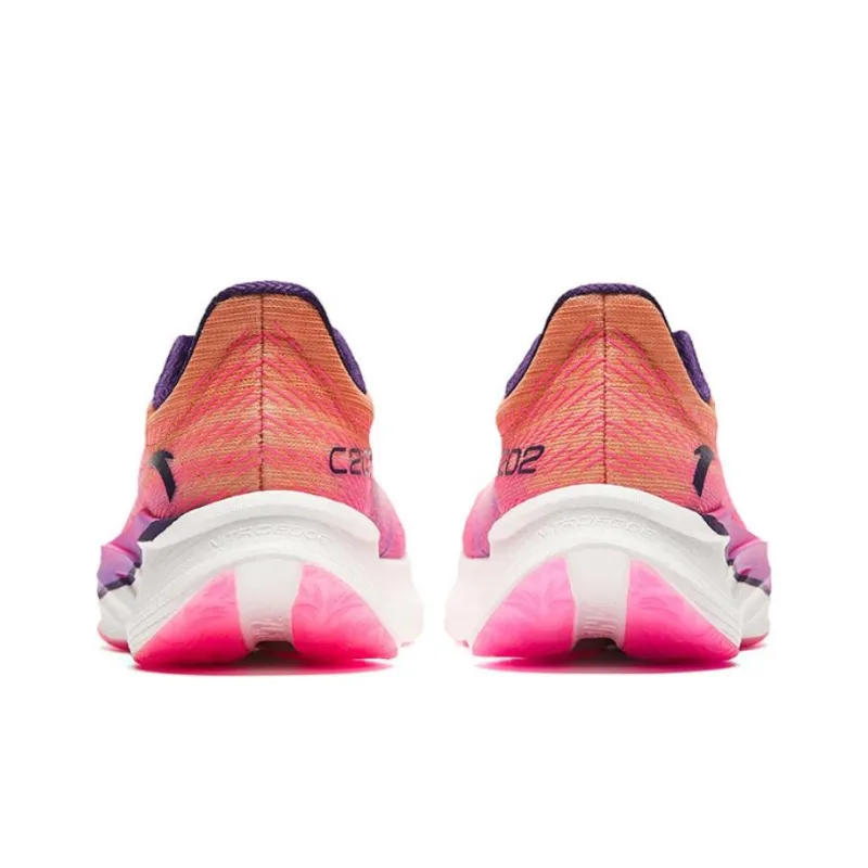 Anta Slip Resistant Low Top Training Marathon Running Shoes Men's Pink Purple White-3