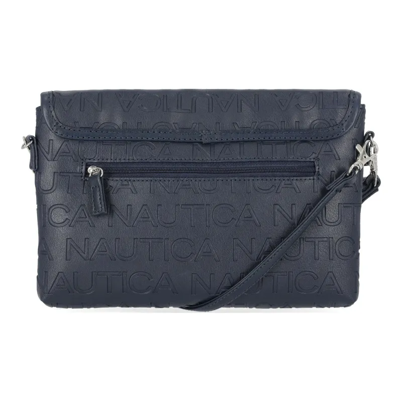NAUTICA Nylon Clutches Shoulder Bag Crossbody Bag Mini Women's Dark Blue-3