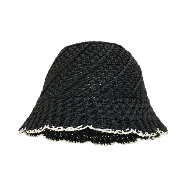 ACUC Straw Woven Bucket Hats Unisex-1