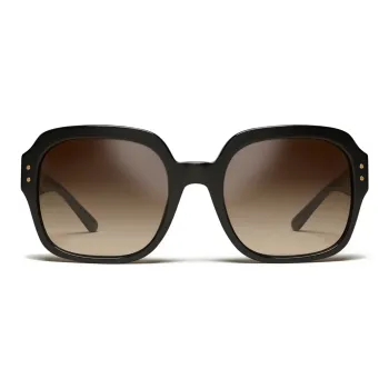 TORY BURCH Acetate Square Sunglasses Women's Black