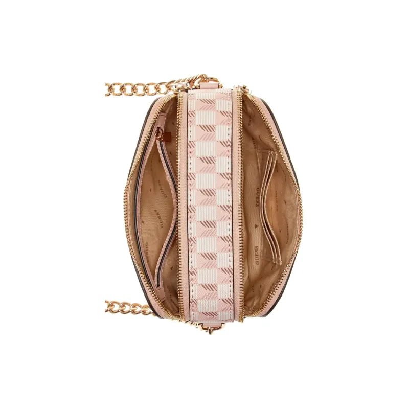 GUESS Artificial Leather Camera Bag Shoulder Bag Crossbody Bag Women's Light Pink-3