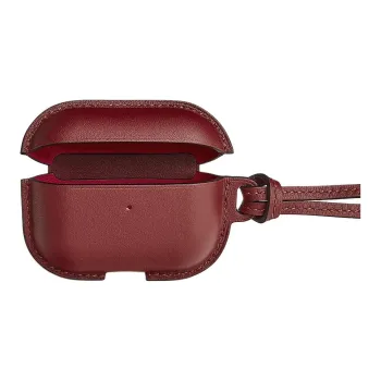 HERMES Swift Leather AirPods Pro Protective Case Earphone Case Unisex Red