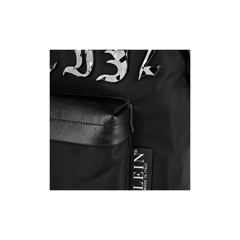 PHILIPP PLEIN Polyamide Backpack Men's Black-3