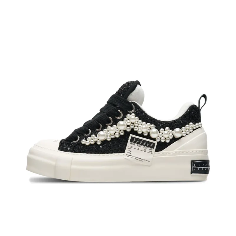 Pearl Ankle Strap Heel - Black | Boston Proper