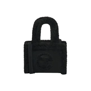 UGG X TELFAR Collaboration Suede Handbag Shoulder Bag Crossbody Bag Medium Size Women's Black