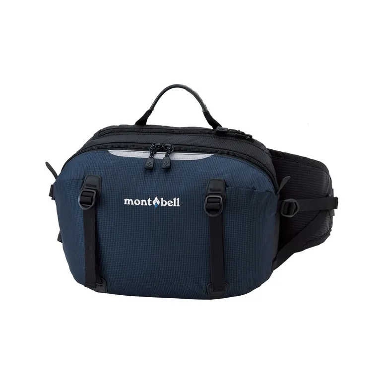 MONTBELL Nylon Fanny Pack Regular Unisex Dark Marine Blue-0