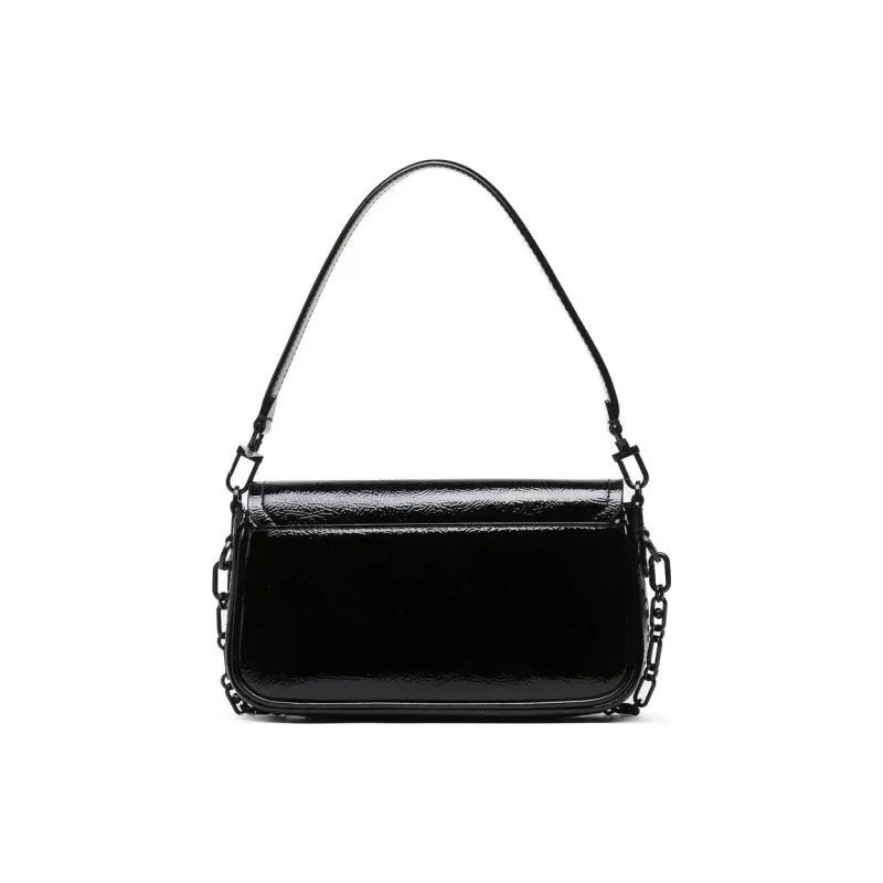 MICHAEL KORS PARKER Patent Leather, Leather Crossbody Bag, Shoulder Bag Women's Black-1