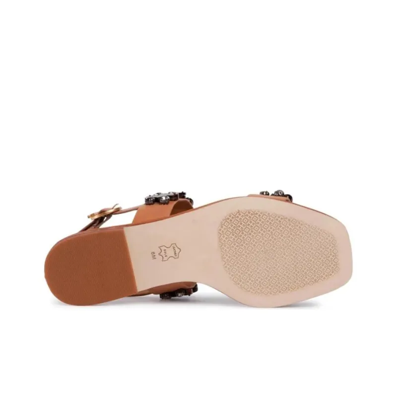 TORY BURCH One Strap Sandals Women's Brown-4