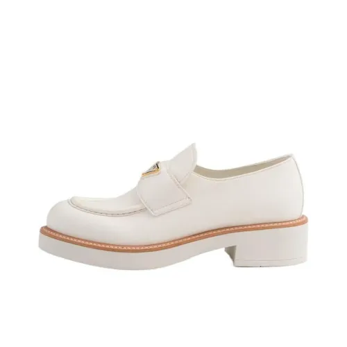 prada that Loafers 3cm Women's White