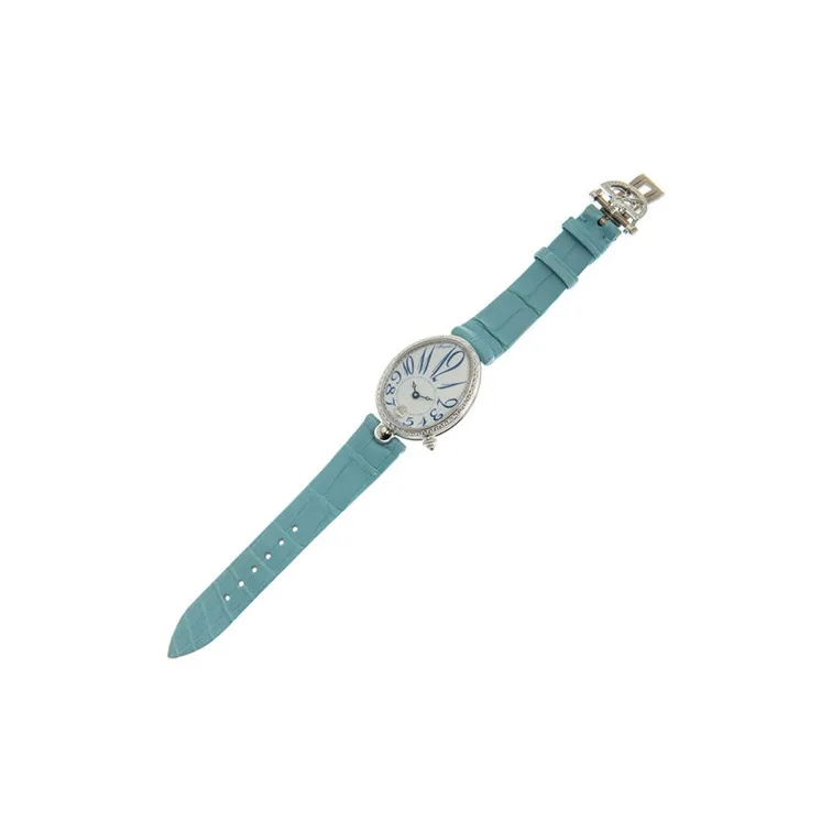 BREGUET REINE DE NAPLES Collection Automatic Mechanical Movement Women's Watch Watch 36.5*28.45mm White Dial-4