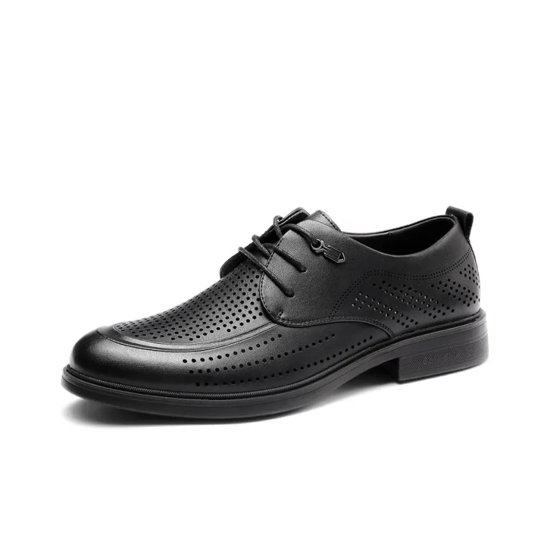 Strongman 3515 Men's Summer Shoes Business Casual Clogs Leather Shoes With Soft Sole-1