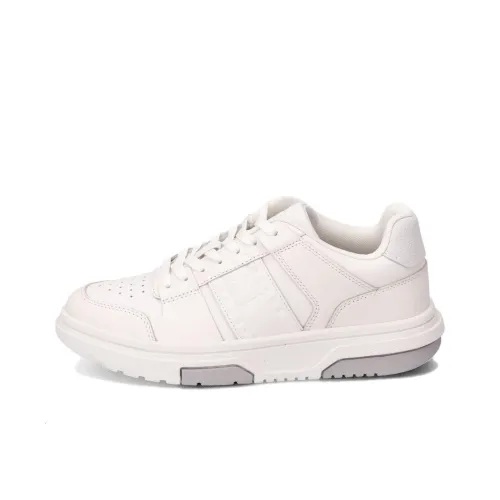 Tommy Hilfiger Skateboard Shoes Women's Low-Top White