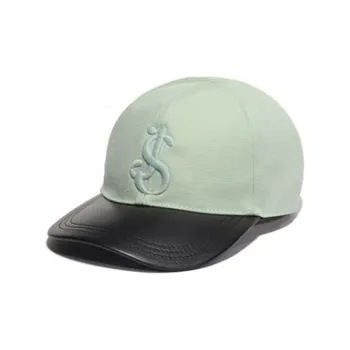 JIL SANDER   Baseball Caps Unisex Green Black