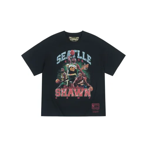 Mitchell Ness Mitchell & Ness NBA Series T-Shirts Unisex Black