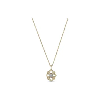 BUCCELLATI OPERA 18K White Gold Necklaces Women's