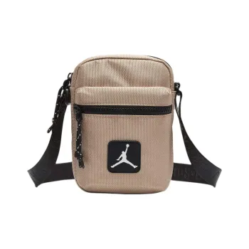 Jordan Polyester Shoulder Bag Crossbody Bag Regular Unisex Dark Brown