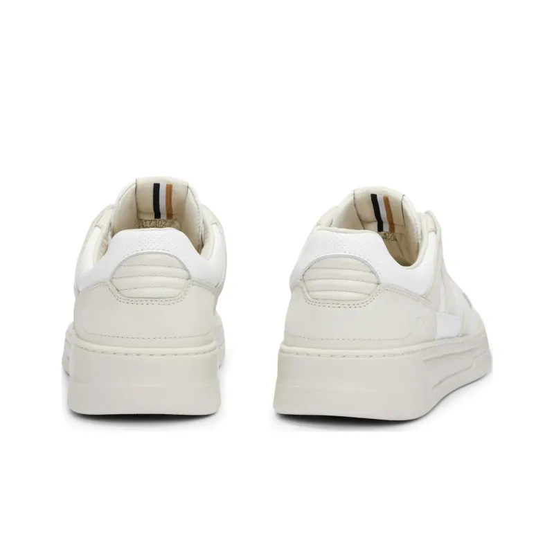 HUGO BOSS Low Top Skateboard Shoes Men's Beige-3
