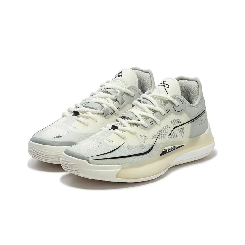361° DVD2 Spencer Dinwiddie DVD2 SE Slip Resistant Low Top Basketball Shoes Men's Beige Gray-2