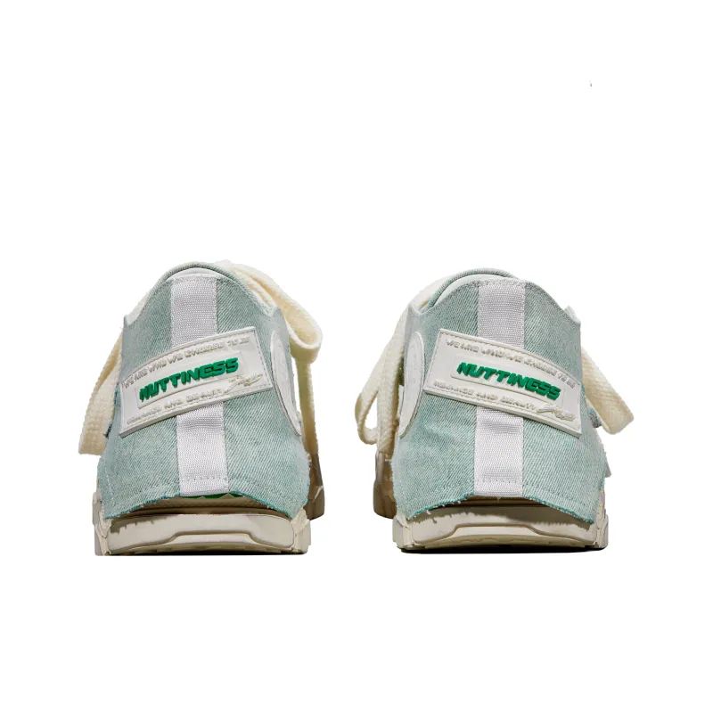 NUTTINESS Skateboard Shoes Unisex Low Top Light Green-6