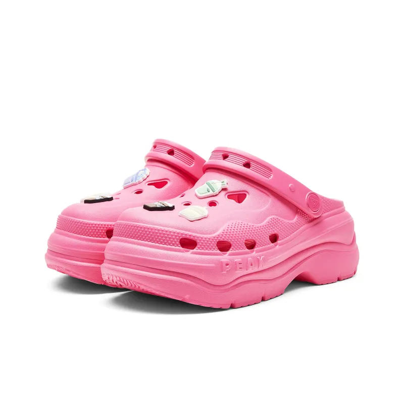 PEAK Taichi Height Increasing Shoes Clogs Women's Rose-2