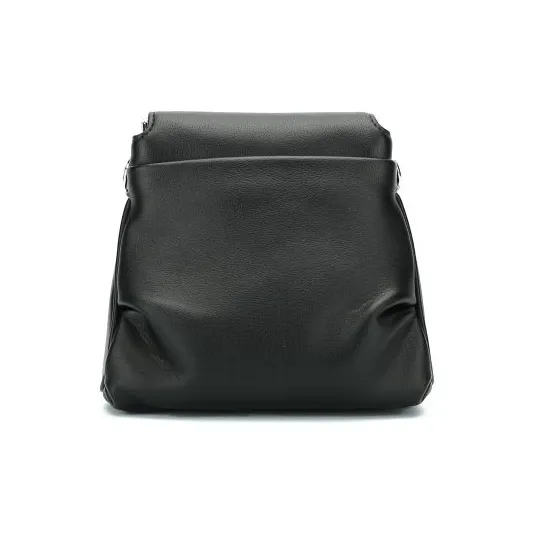 Shinpos Cow Leather Shoulder Bag, Crossbody Bag Regular Women's Black-1