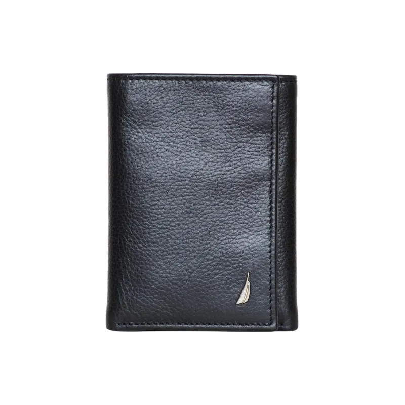 NAUTICA Leather Wallet Men's Light Gray-0