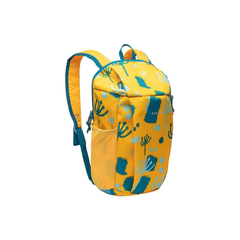 DECATHLON Polyester Hiking Bag Backpack Unisex Yellow With Fluorescent Bright Orange-2