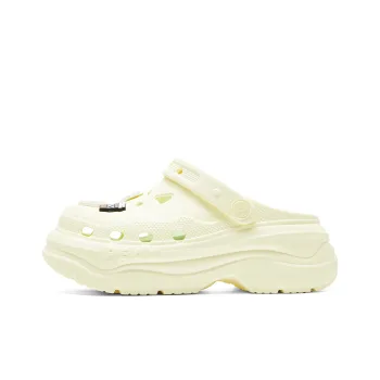 PEAK Taichi Height Increasing Shoes Clogs Women's White Light Yellow