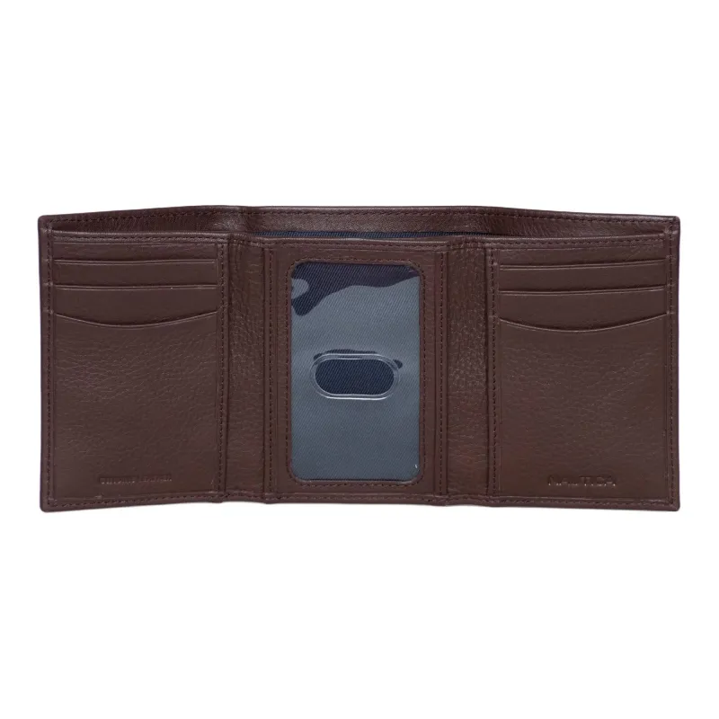 NAUTICA Leather Wallet Men's Brown-1