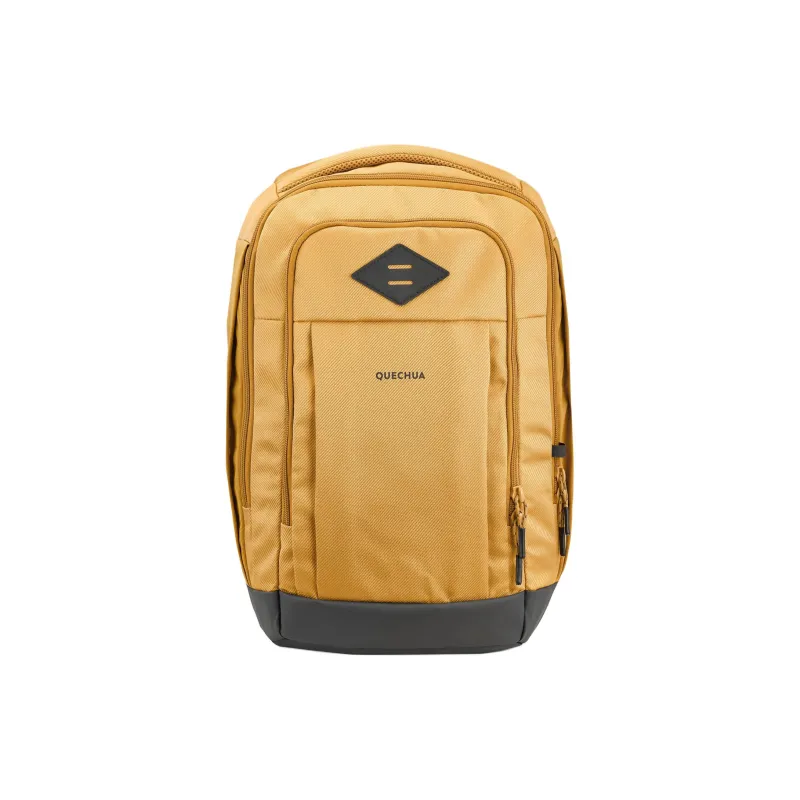 DECATHLON Polyester Hiking Bag Backpack Unisex Brown Yellow-0