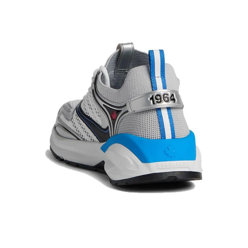 DSQUARED 2 Dash Panelled Mesh Lace Up Sneakers-3