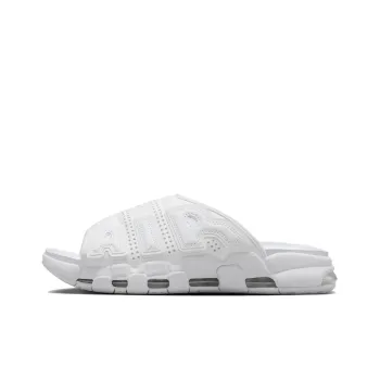 Nike Air More Uptempo Slides 'Triple White'