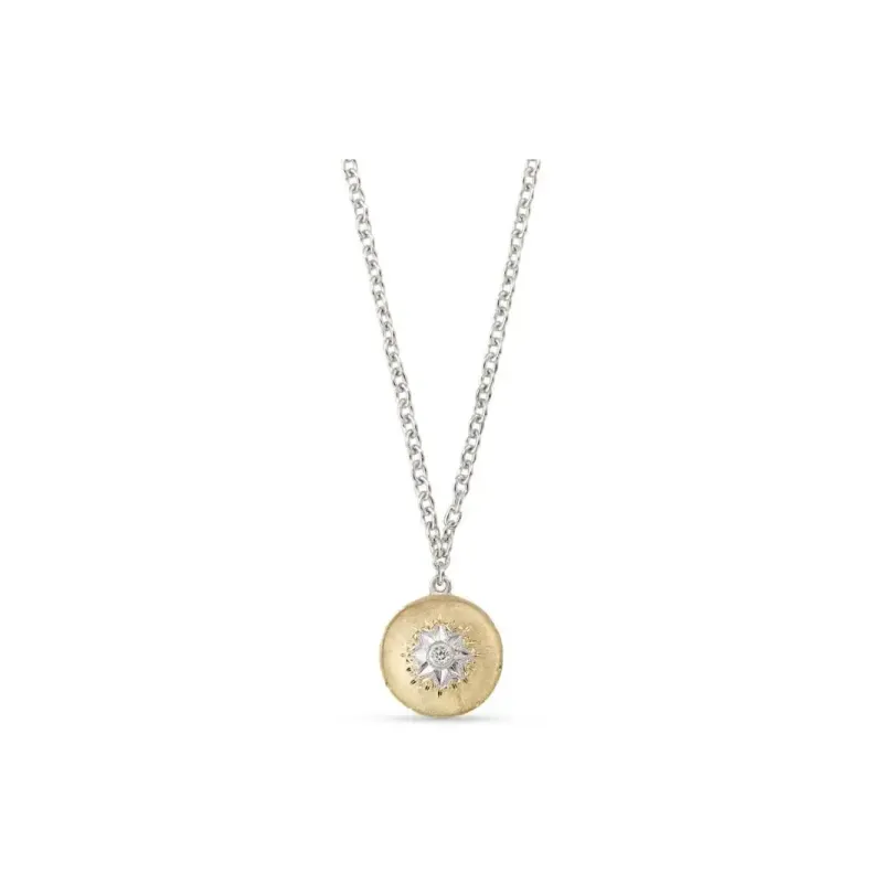 BUCCELLATI 18K Gold, 18K White Gold, Diamond Pendants Women's Gold-0