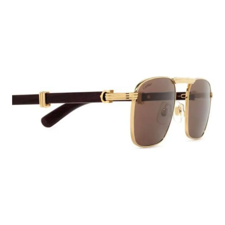Cartier Eyewear Pilot-Frame Sunglasses-2