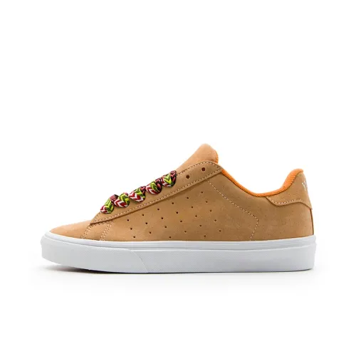 YIBONI Anti-Slip Wear-Resistant Low-Top Skateboard Shoes Unisex Yellow