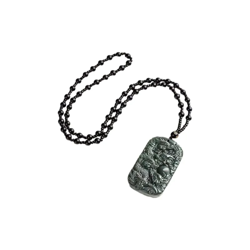 Cuizu Pendants Green Jade Men's-4